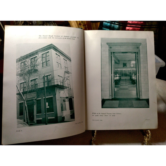 The Clinic 1948 Jefferson Medical College Philadelphia yearbook leather like cvr - Picture 4 of 8